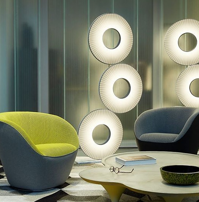 LED Triple Discs Creative Floor Lamp