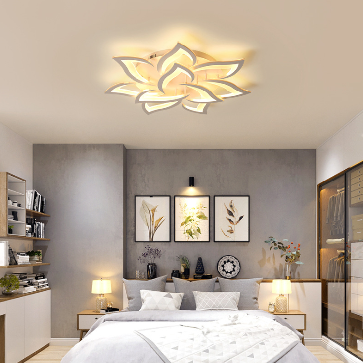 LED Flower Design Modern Style Ceiling Light