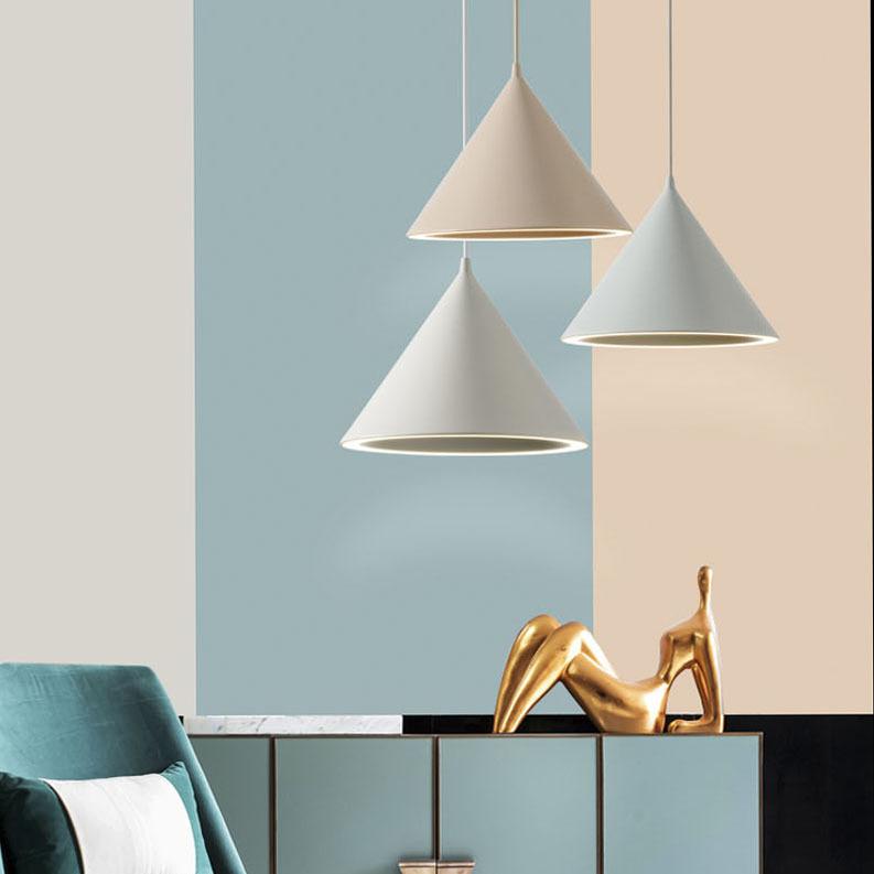 Macaron Colour Modern Aluminium Pendant Light