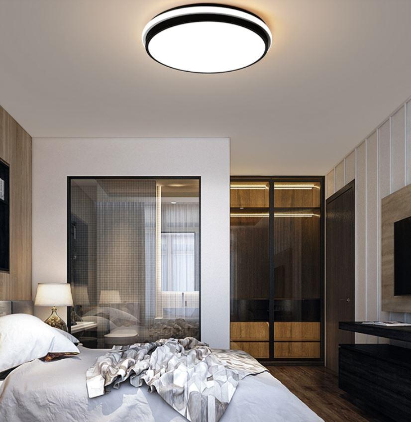 LED Geometry Theme for Two Bedrooms Flat