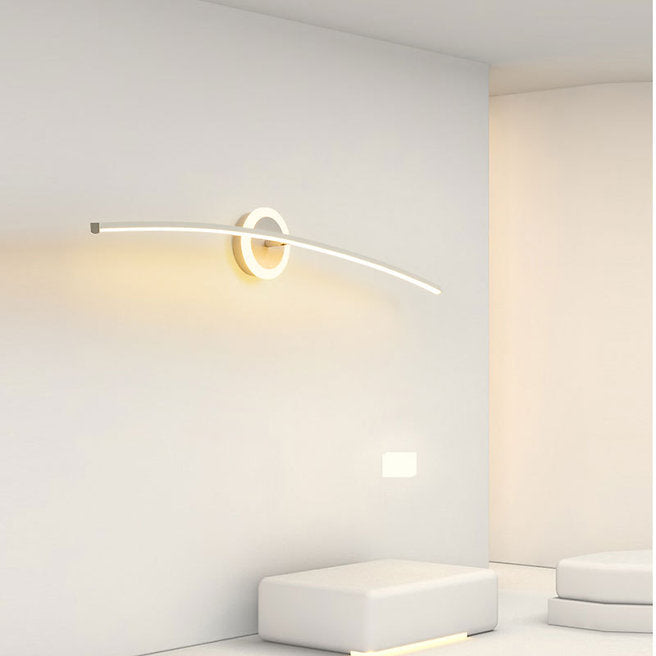 LED Curvy Style Modern Wall Light