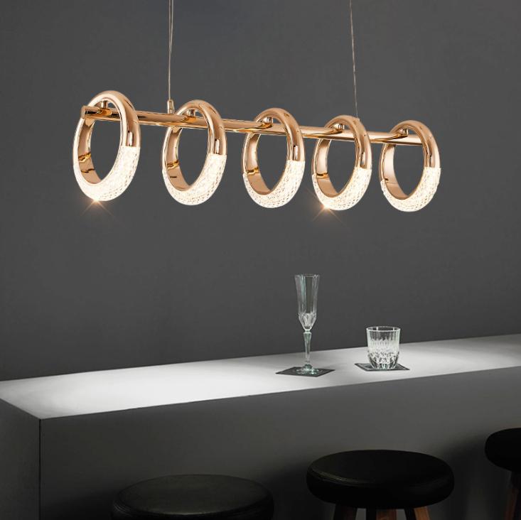 LED Multi-Design Golden Ring PendantCeilingWallTable Light