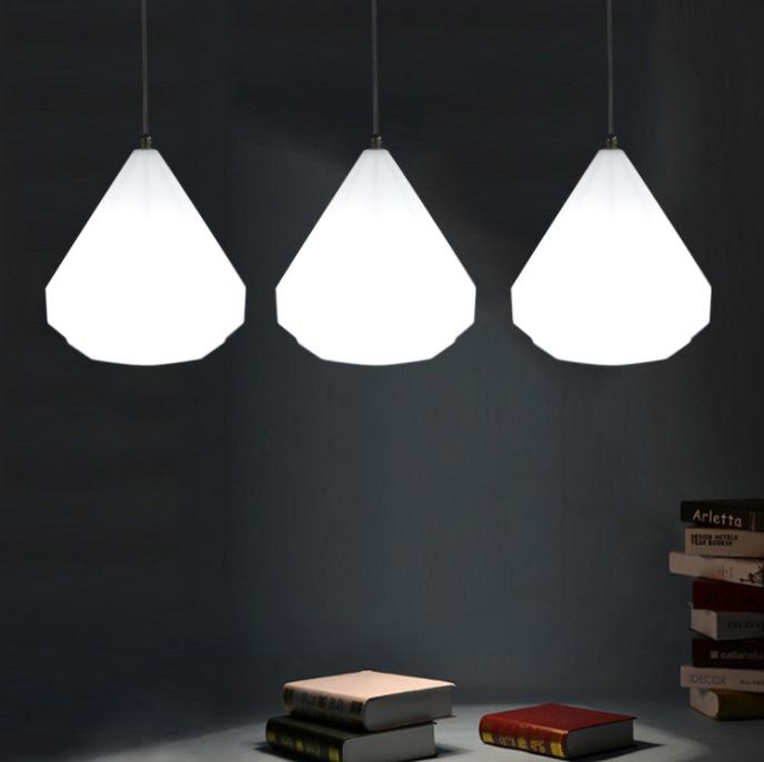 LED Diamond & Droplet Design Pendant Light