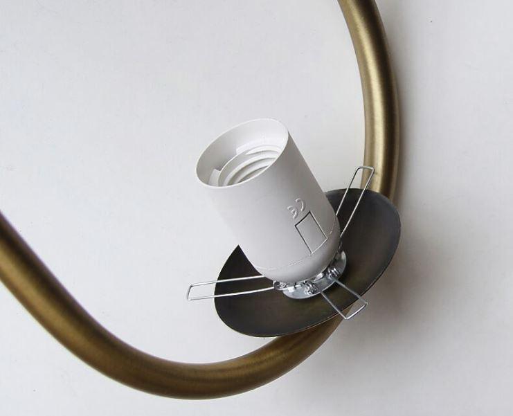 LED Metal Glass Pendant Light American Style