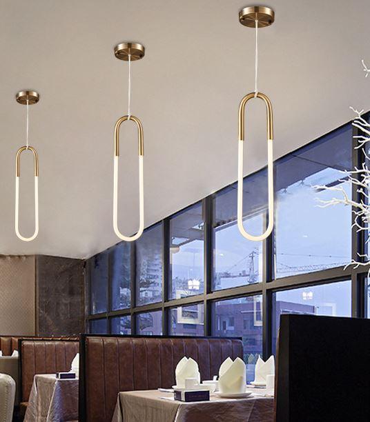 LED Industrial Pendant Light Modern Design Metal