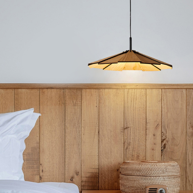 LED Japanese Natural Style Creative Pendant Light