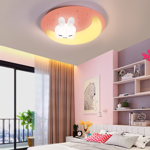 LED Cartoon Rabbit&Cat Design Children Ceiling Light