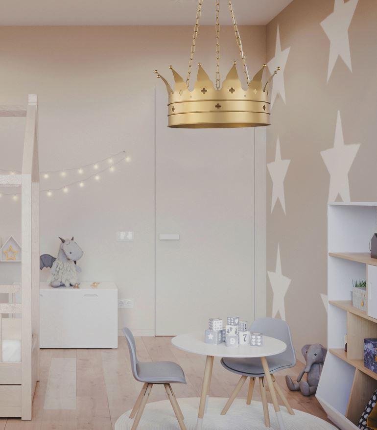 LED Crown The Princess Pedant Light Children Light