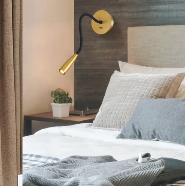 LED Adjustable Simple Bedside Reading Light