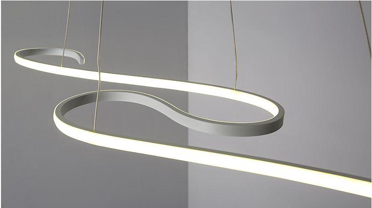 LED Modern Simplicity S Design Aluminum Pendant Light