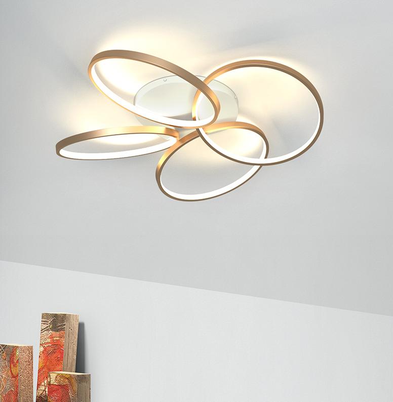 LED Modern Halo Art Ceiling Light
