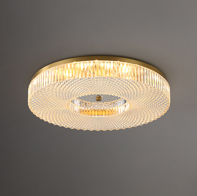 LED American Style Brass Modern Ceiling Light