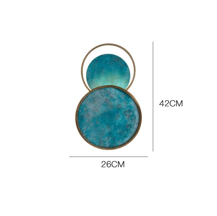 LED Jade Circle Wall Light