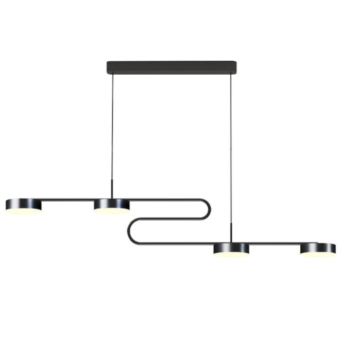 LED S-Shape Modern Linear Pendant Light