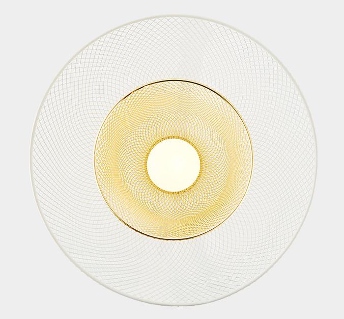 LED Metal Double Nets Pendant Light