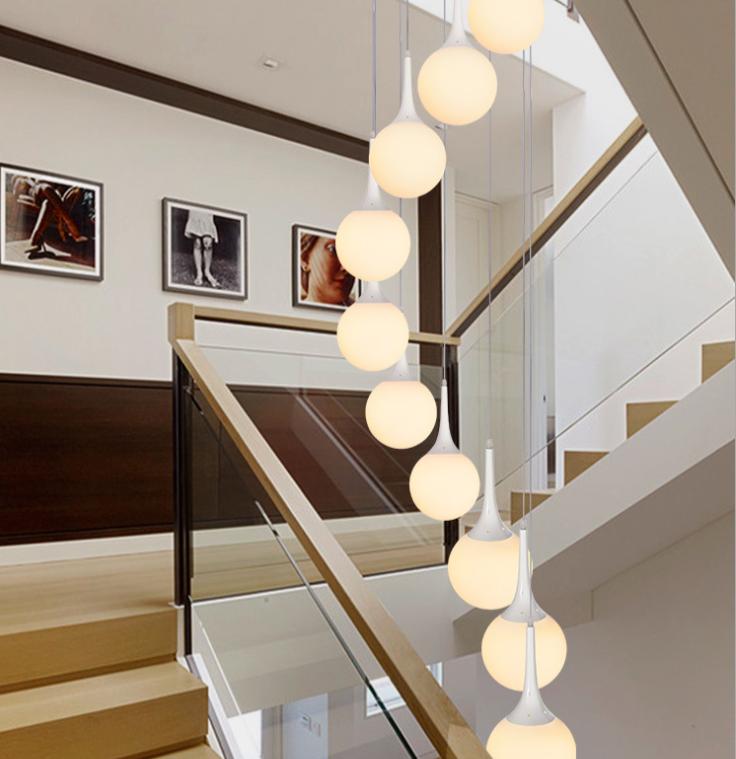 LED Milky White Pendant Light