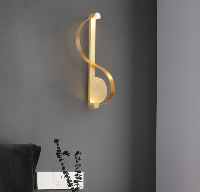 LED Music Symbol Wall Light
