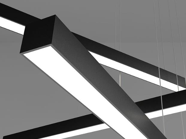 D38 LED Linear Office Pendant Light
