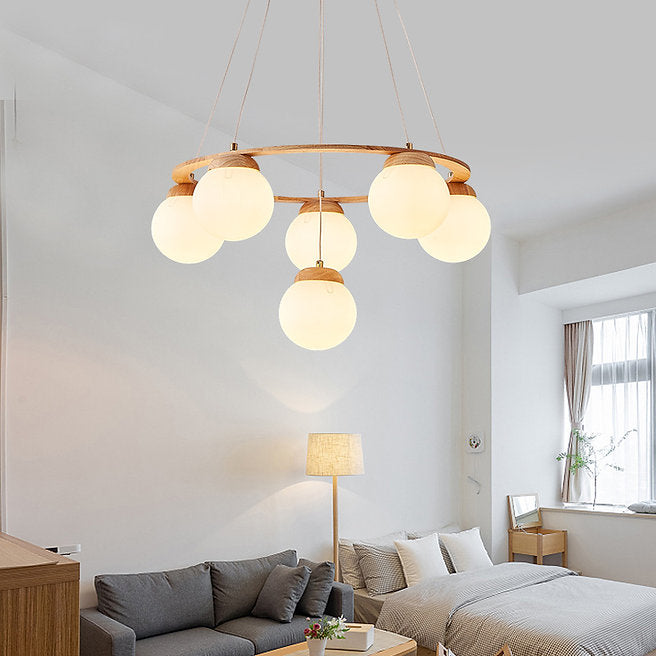 LED Round Molecular Modern Pendant Light