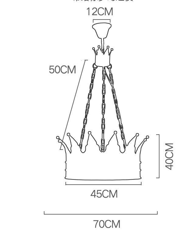 LED Crown The Princess Pedant Light Children Light