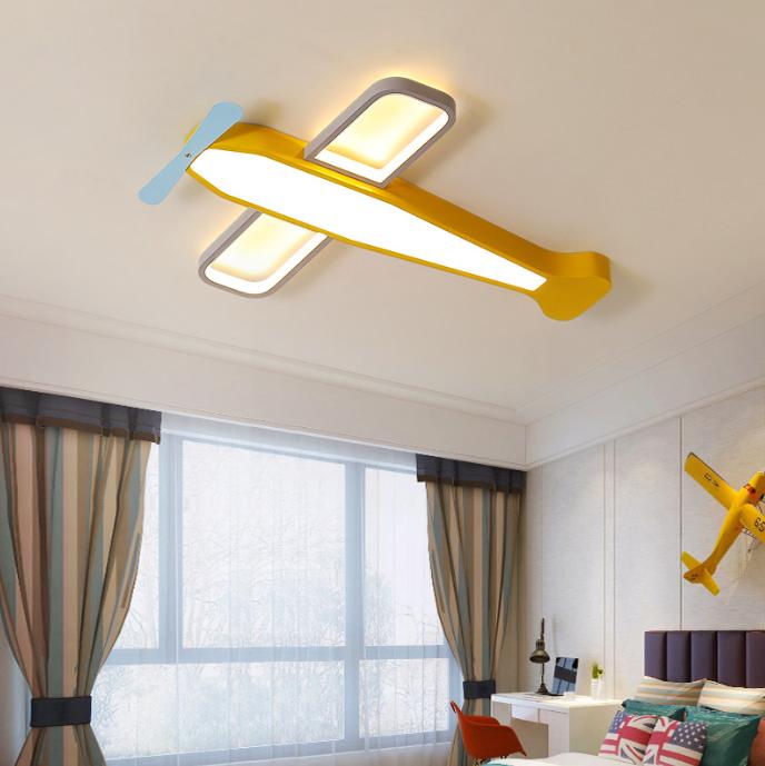 LED Airplane Design Children's Ceiling Light