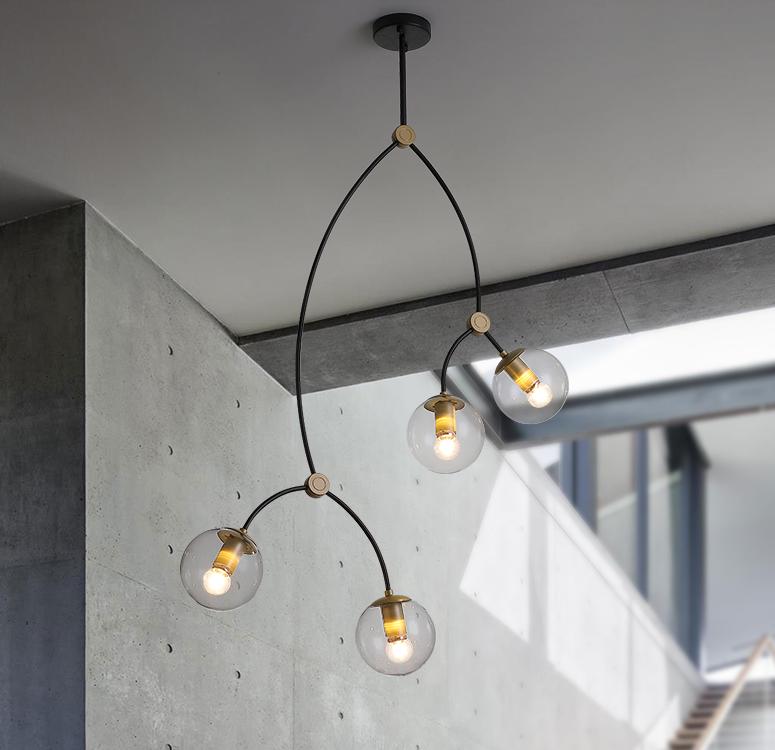 LED Creative Modern Molecular Design Pendant Light