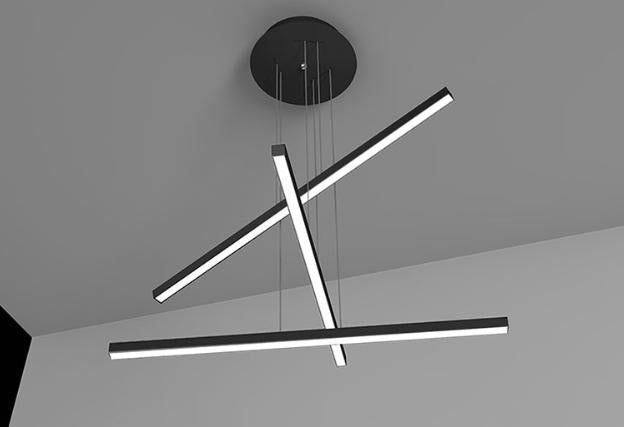 D38 LED Linear Office Pendant Light