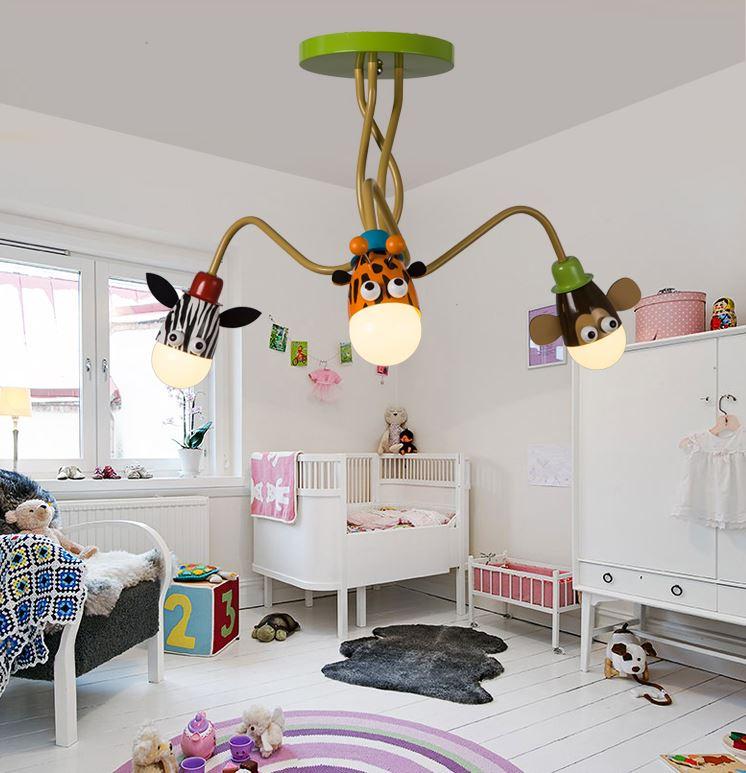 LED Cartoon Metal Chandelier for Children Room