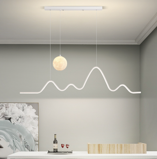 LED Moon & Hills Design Modern Pendant Light