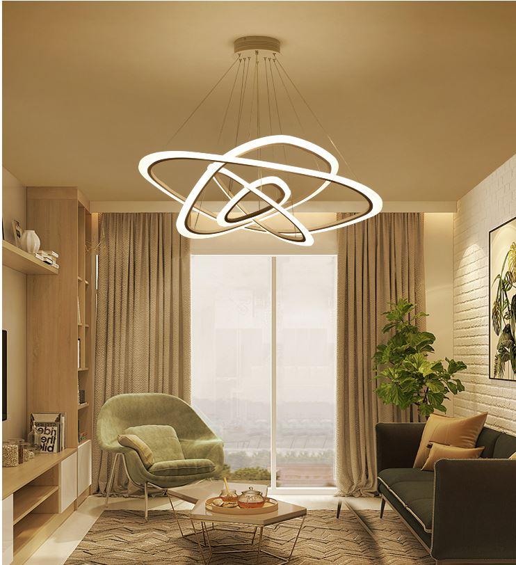 Post Modern Creative Ring Design LED Acrylic Pendant Light