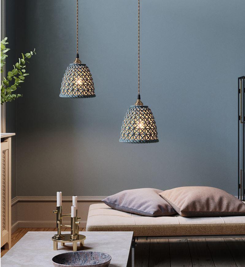 LED Ceramic Japanese Design Pendant