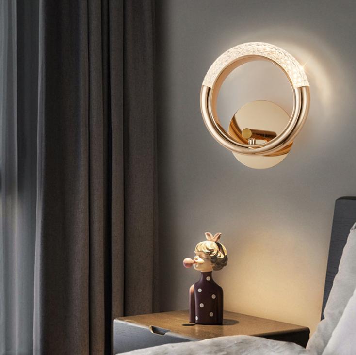 LED Multi-Design Golden Ring PendantCeilingWallTable Light