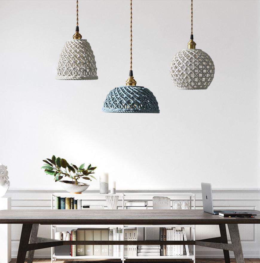 LED Ceramic Japanese Design Pendant