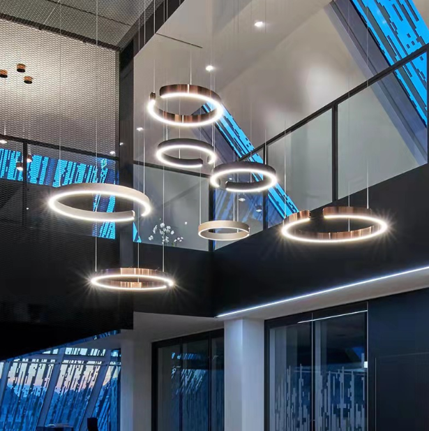 LED North-European Modern Halo Decorative Pendant Light
