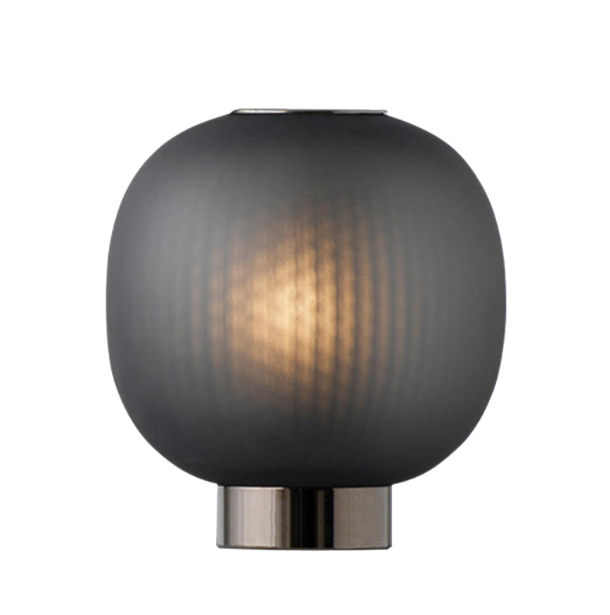 LED Modern Glass Lantern Design Bedside Table Lamp