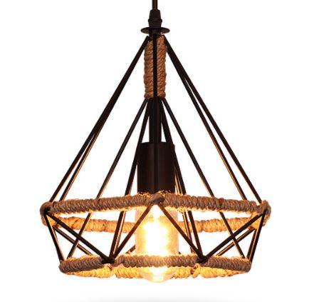 Retro Triangle American Style Pendant Light