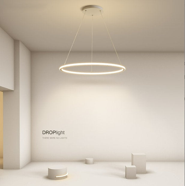 LED Minimalism Circle Pendant Light