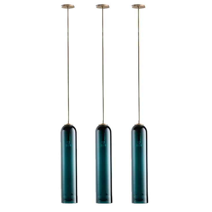 LED Modern Tube Glass WallPendant Light