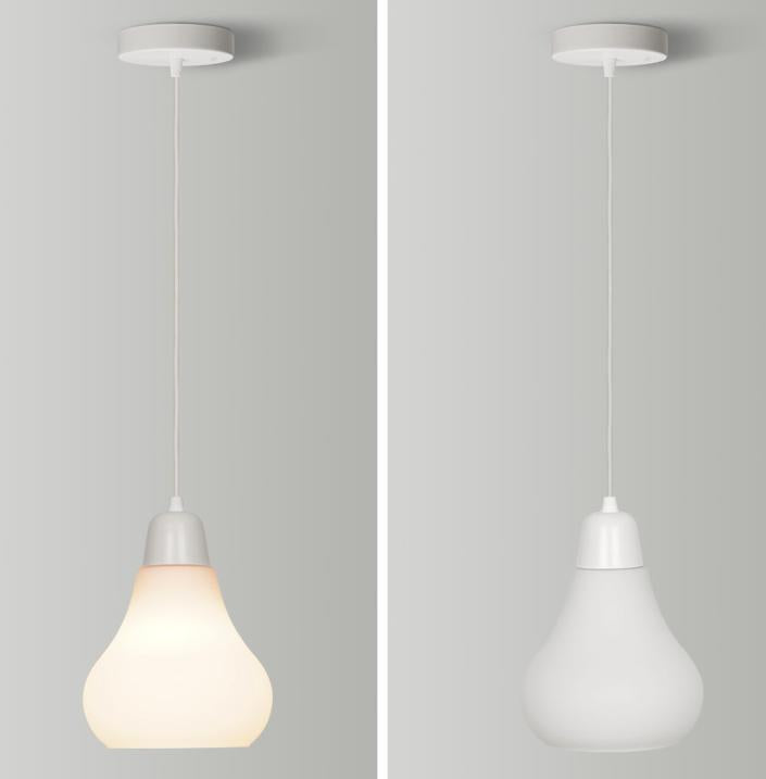 LED Multi-Design Milky White Pendant Light