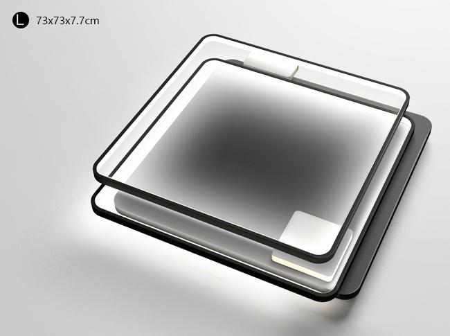 LED Modern SquareRectangle Frame Ceiling Light