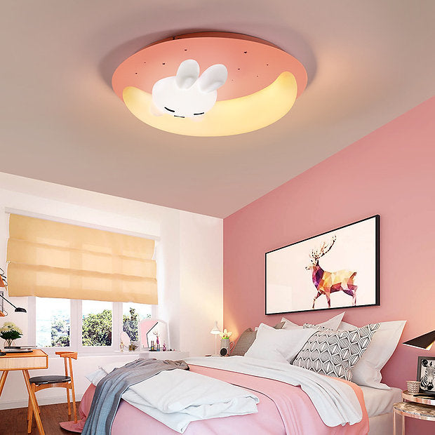 LED Cartoon Rabbit&Cat Design Children Ceiling Light
