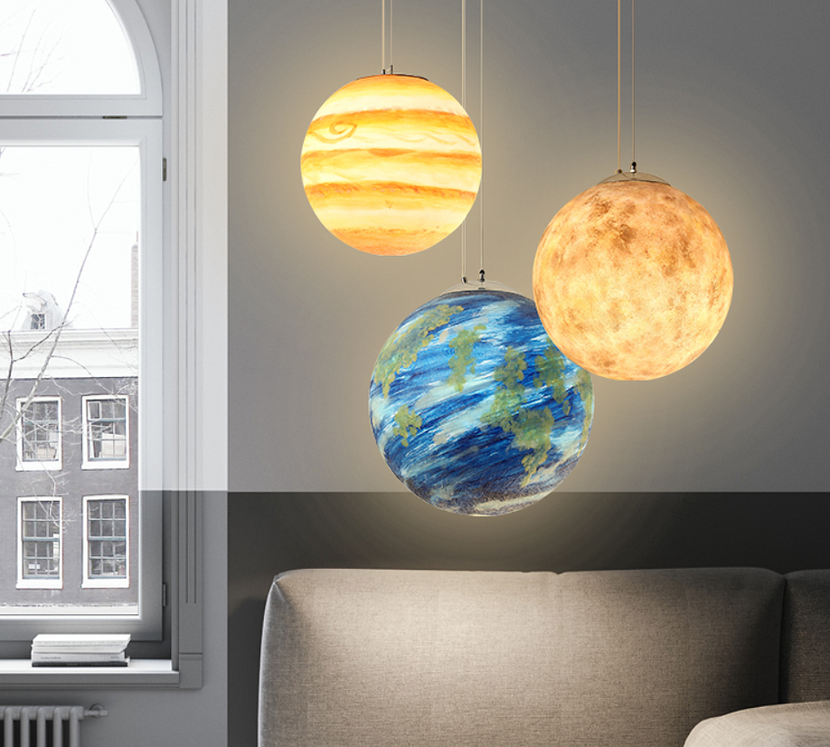 LED Modern Planet Design Pendant Light