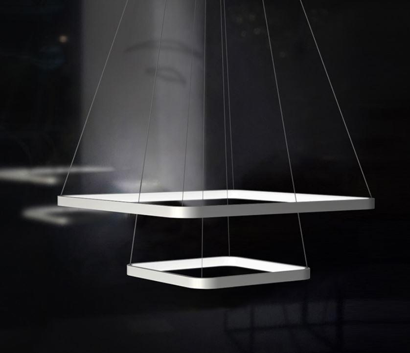 Post Modern Square Design LED Acrylic Pendant Light Chandelier