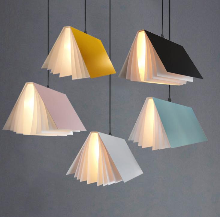 LED Book Design Pendant Light