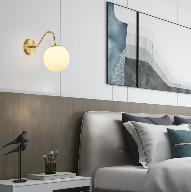 LED Brass Simple Modern Wall Light