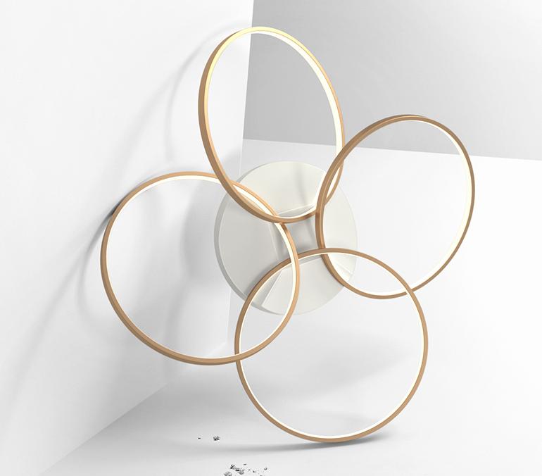 LED Modern Halo Art Ceiling Light