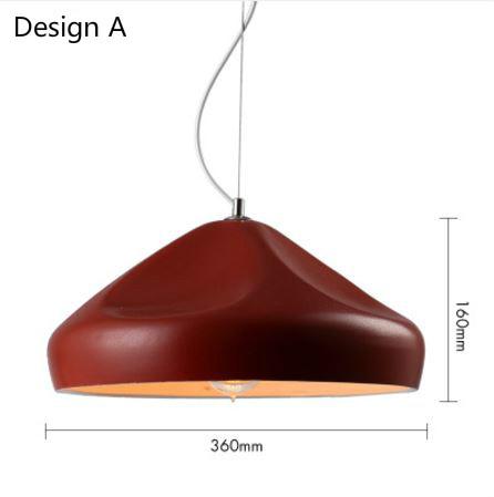 LED Ceramic shade Modern design Pendant Lights for Living Room Dining Room