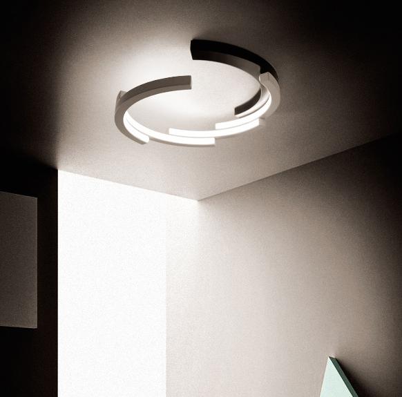 LED Modern STAIRS Ceiling Light