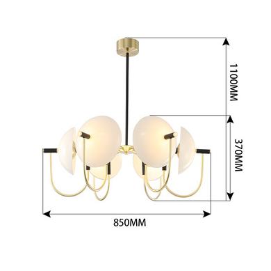 LED Modern Mushroom Pendant Light