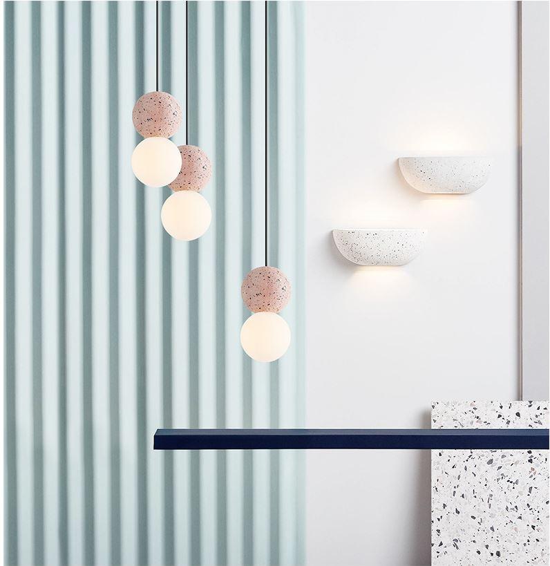LED Mini Cement Pendant Light
